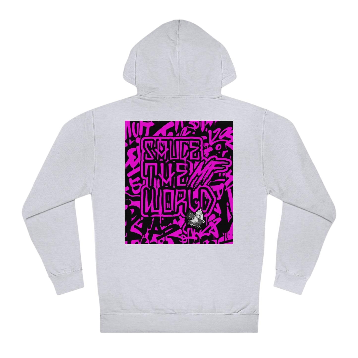 HOT PINK SAUCE THE MF WORLD HOODIE Q