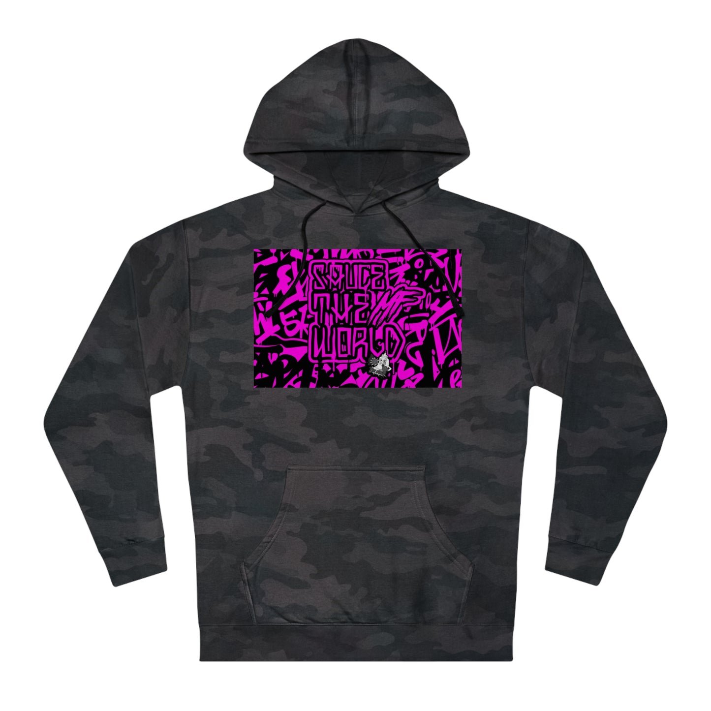 HOT PINK SAUCE THE MF WORLD HOODIE Q