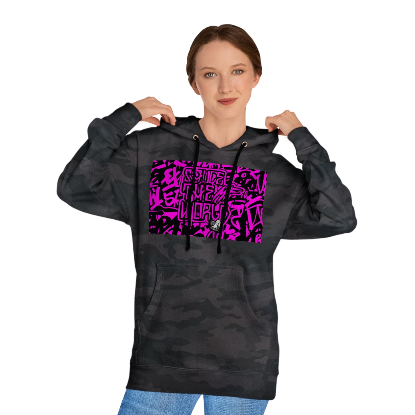 HOT PINK SAUCE THE MF WORLD HOODIE Q