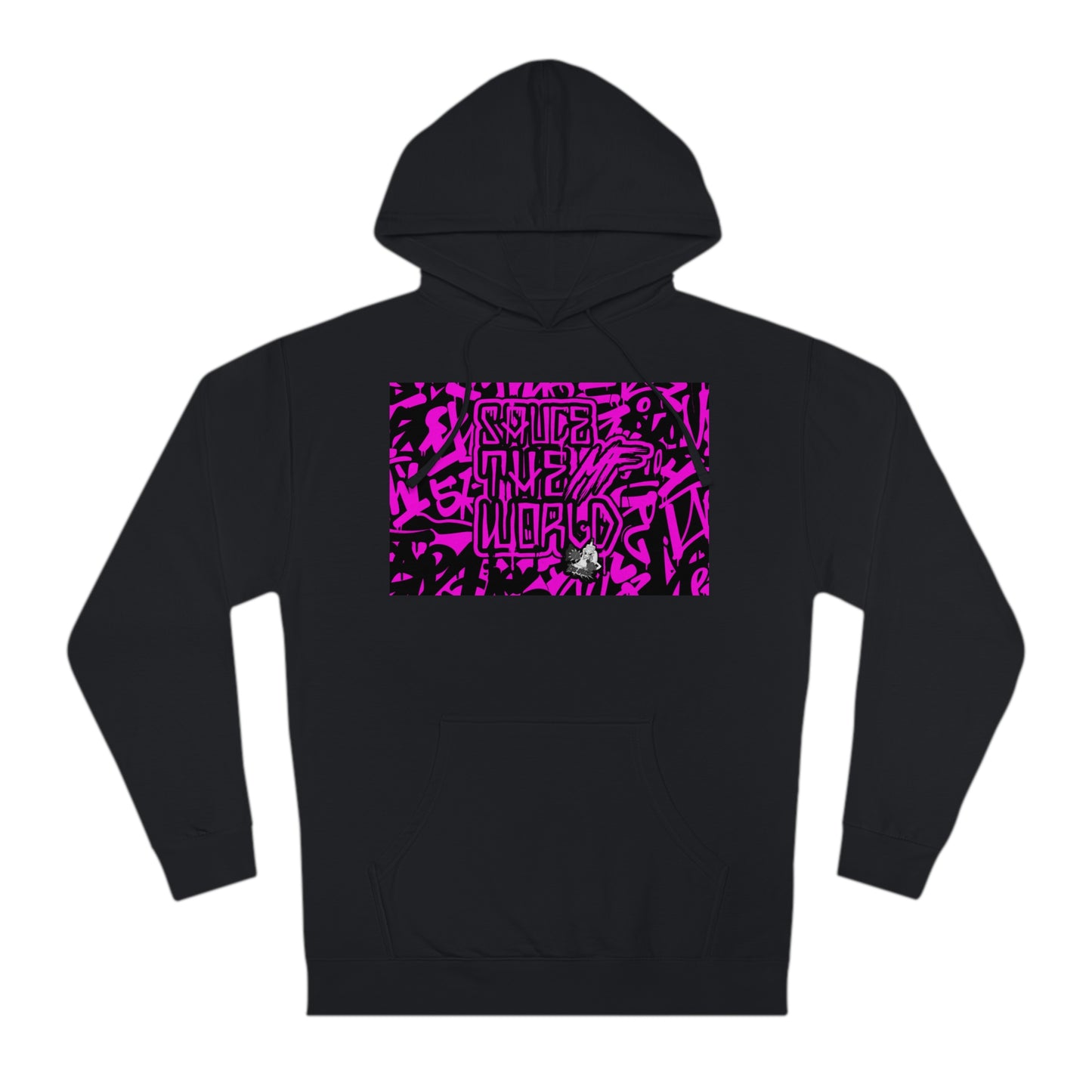 HOT PINK SAUCE THE MF WORLD HOODIE Q